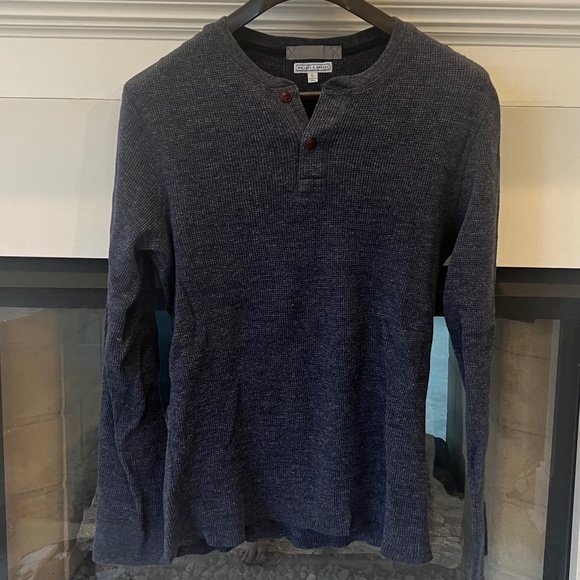 J. Crew Other - J. Crew Waffle Henley- Wallace & Barnes Navy